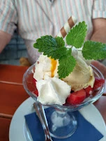 Eis Mit Erdbeeren